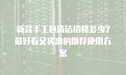 新款手工包清洁价格多少？最好看又实惠的推荐使用方案