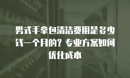 男式手拿包清洁费用是多少钱一个月的？专业方案如何优化成本