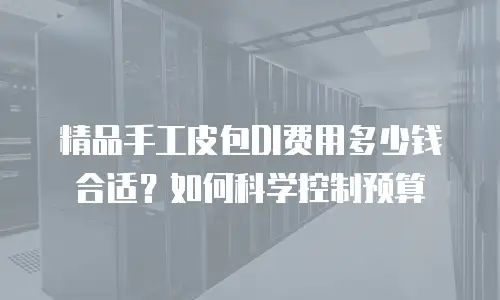 精品手工皮包DI费用多少钱合适？如何科学控制预算