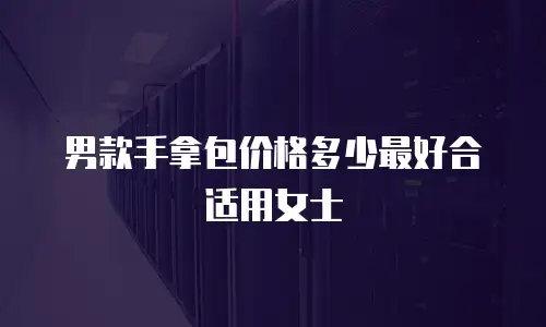 男款手拿包价格多少最好合适用女士