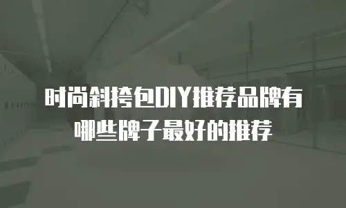 时尚斜挎包DIY推荐品牌有哪些牌子最好的推荐