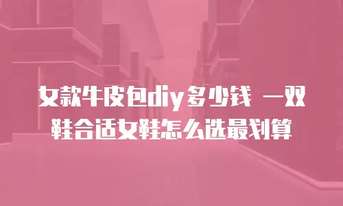 女款牛皮包diy多少钱 一双鞋合适女鞋怎么选最划算
