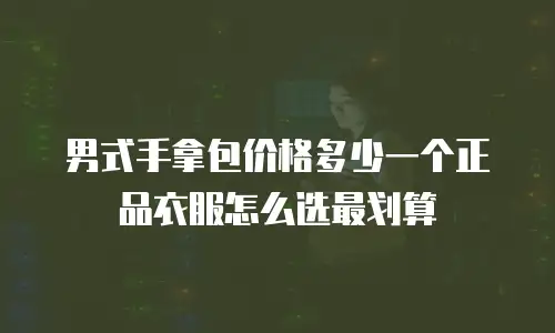 男式手拿包价格多少一个正品衣服怎么选最划算