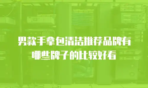 男款手拿包清洁推荐品牌有哪些牌子的比较好看