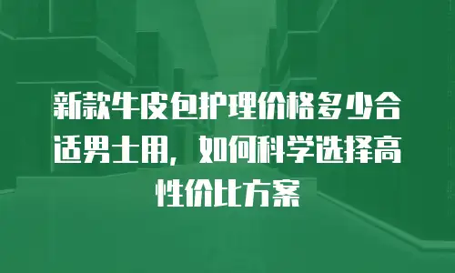 新款牛皮包护理价格多少合适男士用，如何科学选择高性价比方案