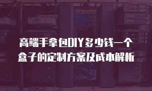 高端手拿包DIY多少钱一个盒子的定制方案及成本解析