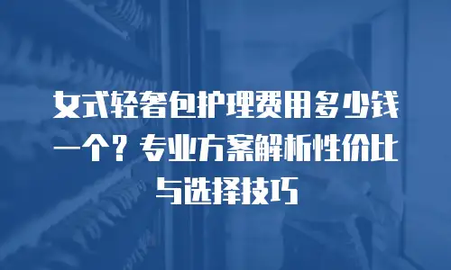 女式轻奢包护理费用多少钱一个？专业方案解析性价比与选择技巧