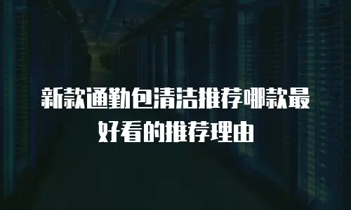 新款通勤包清洁推荐哪款最好看的推荐理由