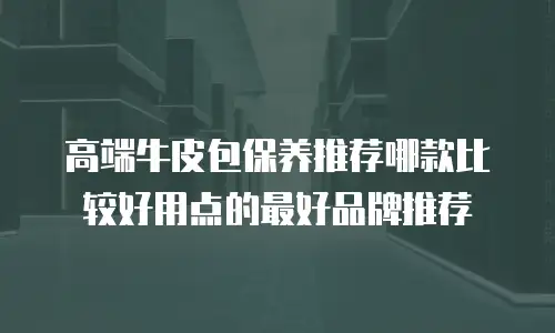 高端牛皮包保养推荐哪款比较好用点的最好品牌推荐