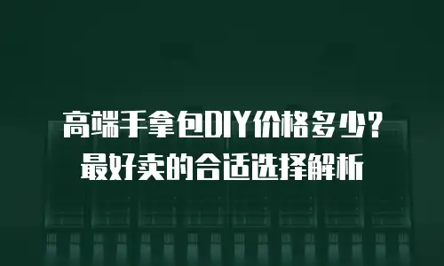 高端手拿包DIY价格多少？最好卖的合适选择解析