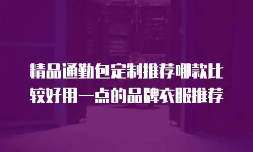 精品通勤包定制推荐哪款比较好用一点的品牌衣服推荐