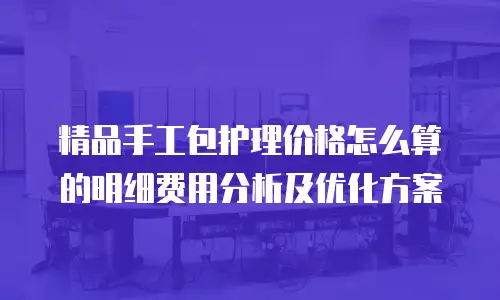 精品手工包护理价格怎么算的明细费用分析及优化方案