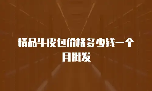 精品牛皮包价格多少钱一个月批发