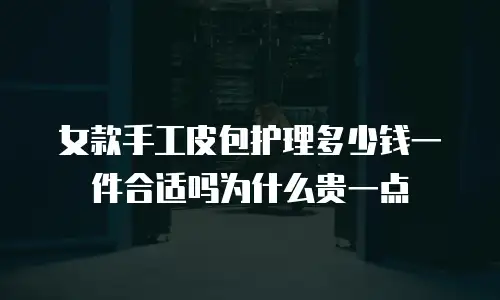 女款手工皮包护理多少钱一件合适吗为什么贵一点