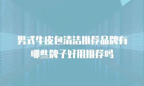 男式牛皮包清洁推荐品牌有哪些牌子好用推荐吗