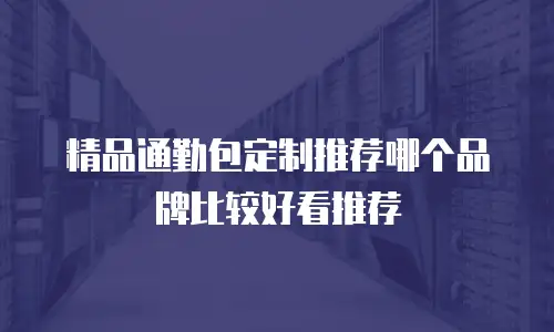 精品通勤包定制推荐哪个品牌比较好看推荐