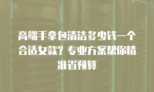 高端手拿包清洁多少钱一个合适女款？专业方案帮你精准省预算