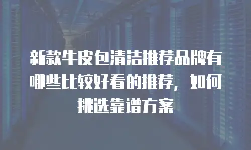 新款牛皮包清洁推荐品牌有哪些比较好看的推荐，如何挑选靠谱方案