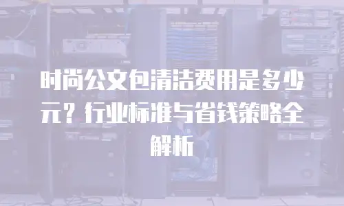 时尚公文包清洁费用是多少元？行业标准与省钱策略全解析