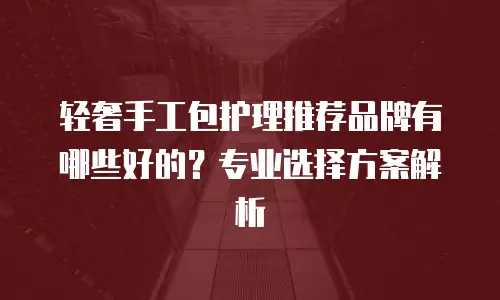 轻奢手工包护理推荐品牌有哪些好的？专业选择方案解析