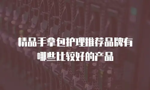 精品手拿包护理推荐品牌有哪些比较好的产品
