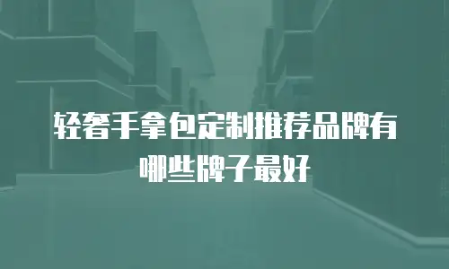 轻奢手拿包定制推荐品牌有哪些牌子最好