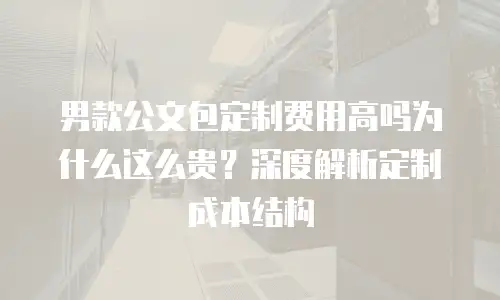男款公文包定制费用高吗为什么这么贵？深度解析定制成本结构