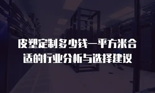 皮塑定制多少钱一平方米合适的行业分析与选择建议