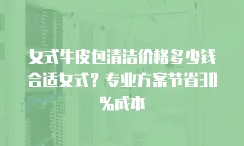 女式牛皮包清洁价格多少钱合适女式？专业方案节省30%成本