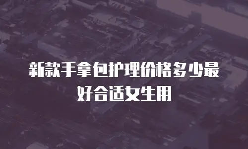新款手拿包护理价格多少最好合适女生用