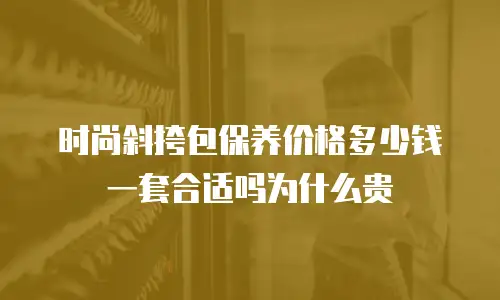 时尚斜挎包保养价格多少钱一套合适吗为什么贵