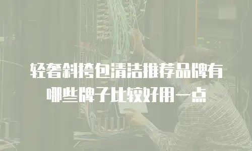 轻奢斜挎包清洁推荐品牌有哪些牌子比较好用一点