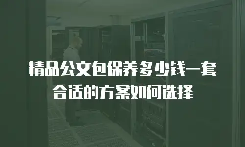 精品公文包保养多少钱一套合适的方案如何选择