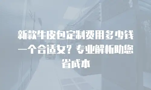 新款牛皮包定制费用多少钱一个合适女？专业解析助您省成本