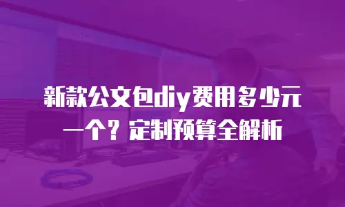新款公文包diy费用多少元一个？定制预算全解析