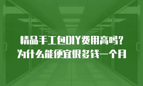 精品手工包DIY费用高吗？为什么能便宜很多钱一个月