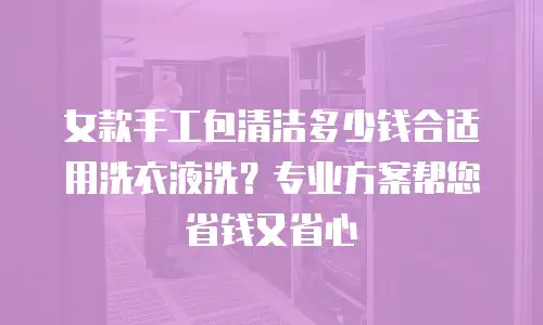 女款手工包清洁多少钱合适用洗衣液洗？专业方案帮您省钱又省心
