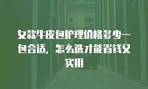 女款牛皮包护理价格多少一包合适，怎么选才能省钱又实用