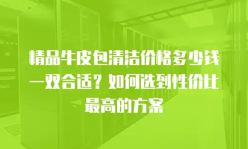 精品牛皮包清洁价格多少钱一双合适？如何选到性价比最高的方案