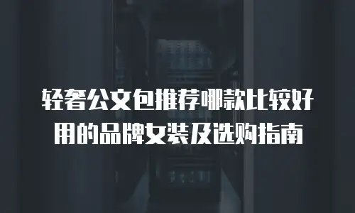 轻奢公文包推荐哪款比较好用的品牌女装及选购指南