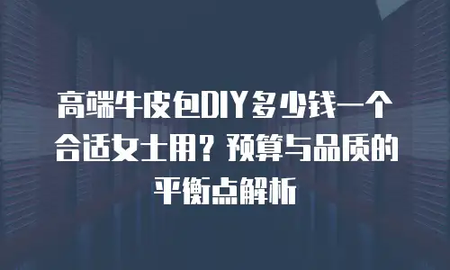 高端牛皮包DIY多少钱一个合适女士用？预算与品质的平衡点解析