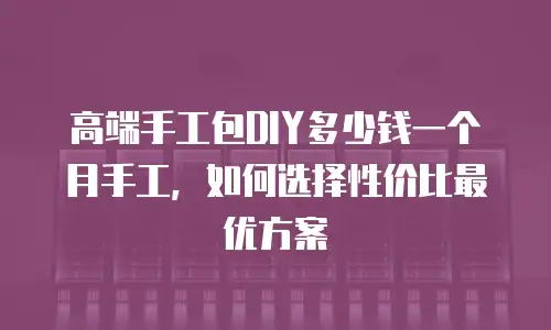 高端手工包DIY多少钱一个月手工，如何选择性价比最优方案