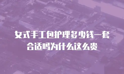女式手工包护理多少钱一套合适吗为什么这么贵