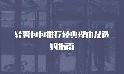 轻奢包包推荐经典理由及选购指南