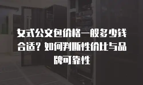 女式公文包价格一般多少钱合适？如何判断性价比与品牌可靠性