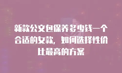 新款公文包保养多少钱一个合适的女款，如何选择性价比最高的方案