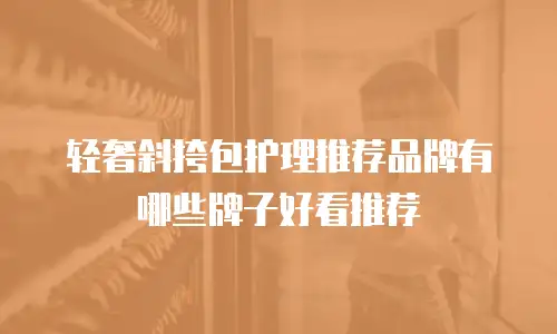 轻奢斜挎包护理推荐品牌有哪些牌子好看推荐