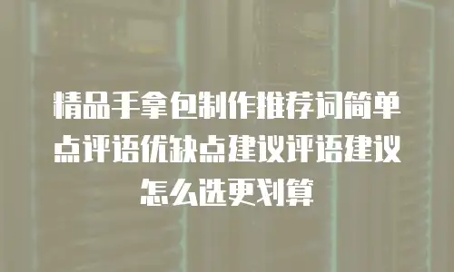 精品手拿包制作推荐词简单点评语优缺点建议评语建议怎么选更划算