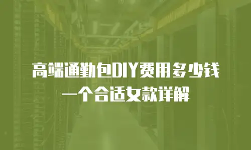高端通勤包DIY费用多少钱一个合适女款详解