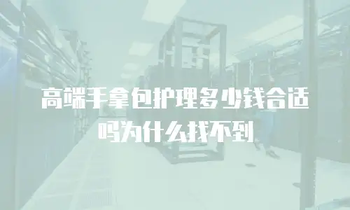 高端手拿包护理多少钱合适吗为什么找不到